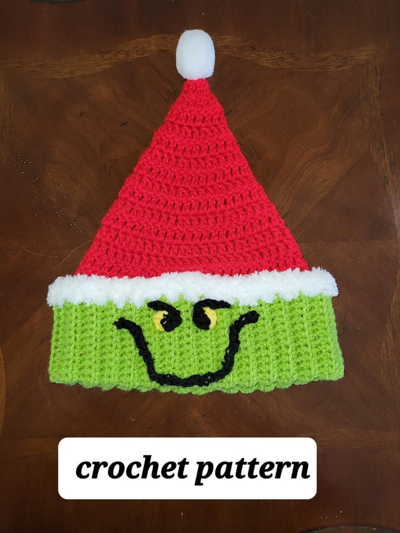 Crochet Pattern For Grinch Hat At Samantha Sternberg Blog Il 794xN.5483625182 B3jm