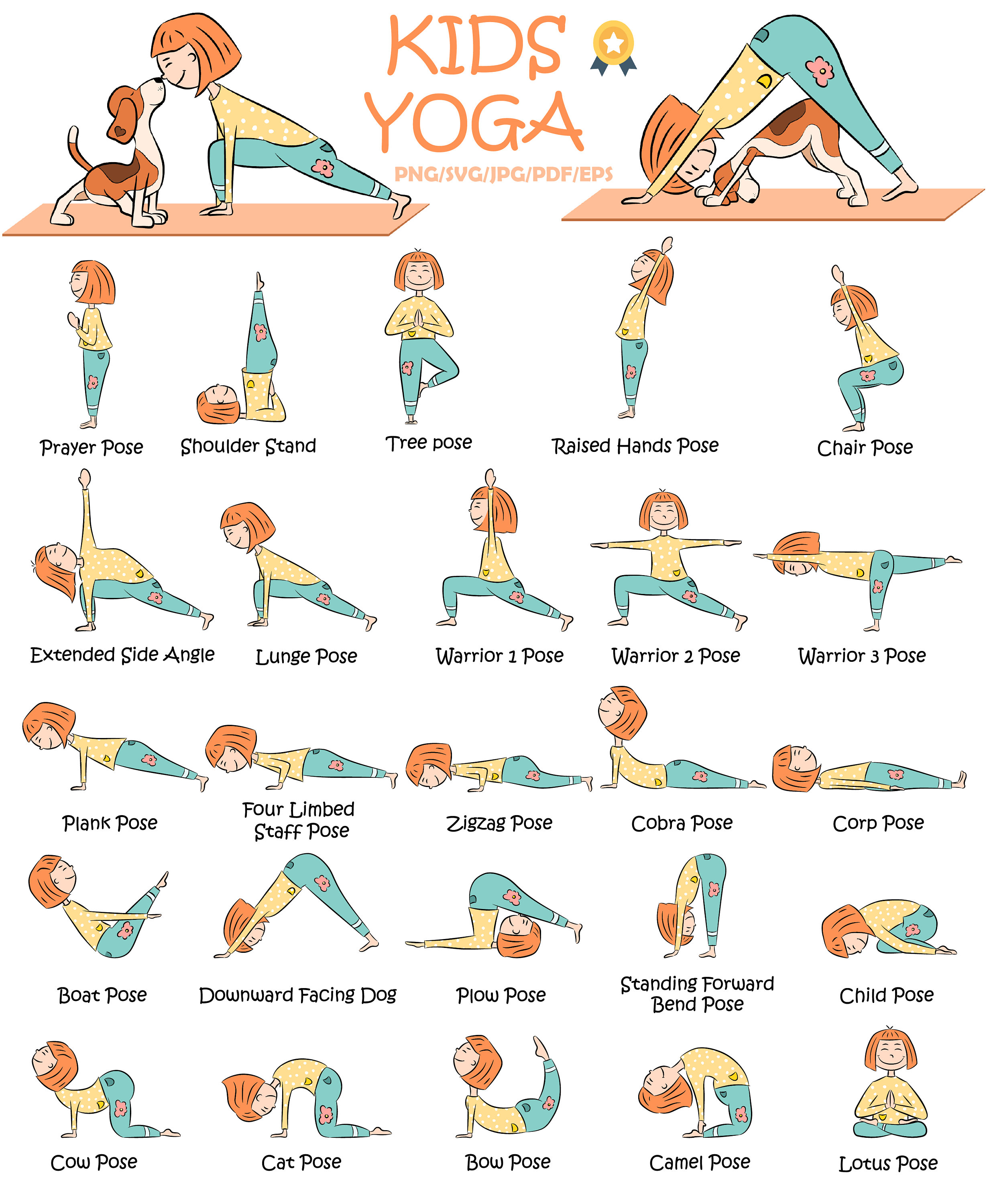 Kids Yoga Poses With Names