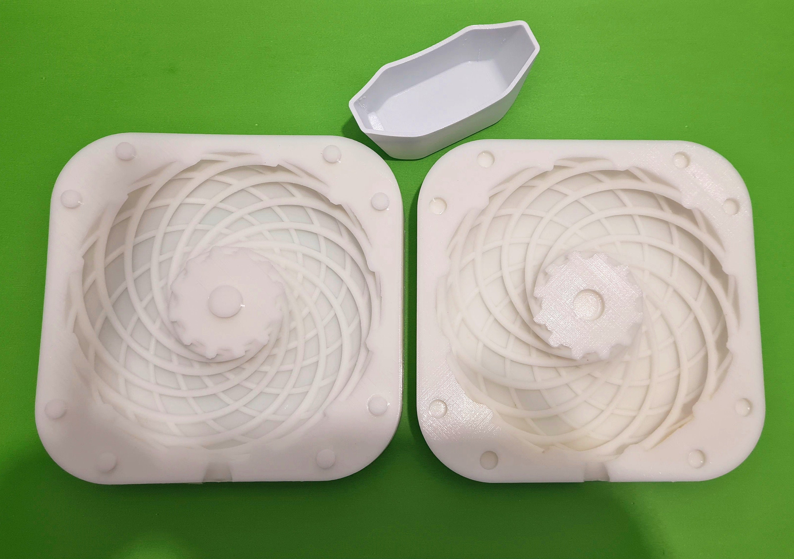 set di 6 stampi in silicone per arte in resina epossidica, con 2