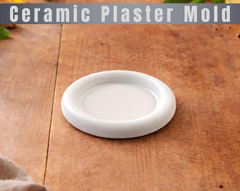 Ceramic Mini Plate Plaster Mold - Slip Cast Mold (Digital Download)
