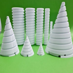 Fibonacci coil winding jig for electroculture gardening 3d print | SMALL - 24x35 | MEDIUM - 44x56 | LARGE - 60x115 | Xl 97x156 | Xxl 142x231