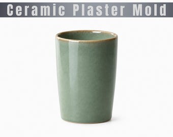 Modern Handleless Tea Cup Slip Casting Mold: 3D Printer STL File (Digital Download)