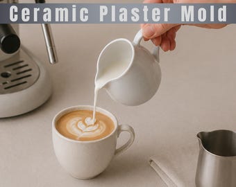 Coffee and Tea Cream Cup Plaster Mold for Slip Casting (Digital Download)