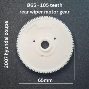Hyundai Coupe Rear Wiper Motor Gear: 3D Printed Replacement Part