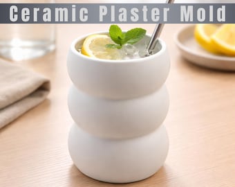 Molde de yeso para tazas de café y té: Archivo STL para impresora 3D (Descarga digital)