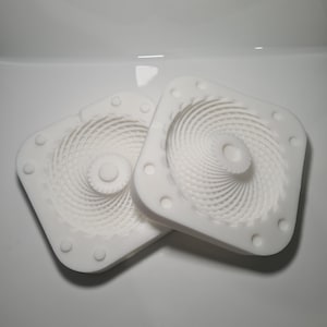 Rodin coils silicon mold | Torus silicon mold | 24 round