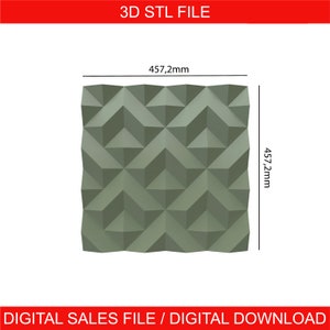 3D tile pattern motif and mold STL file | 3D tile |