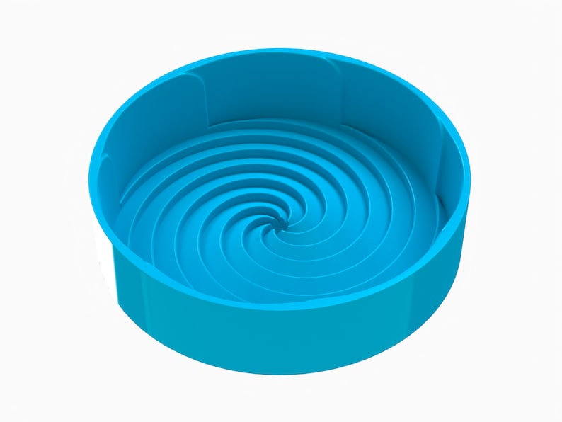 Spiral Gold Mining Pan 3d Model Drawing Suitable for 3d Printing 15 34