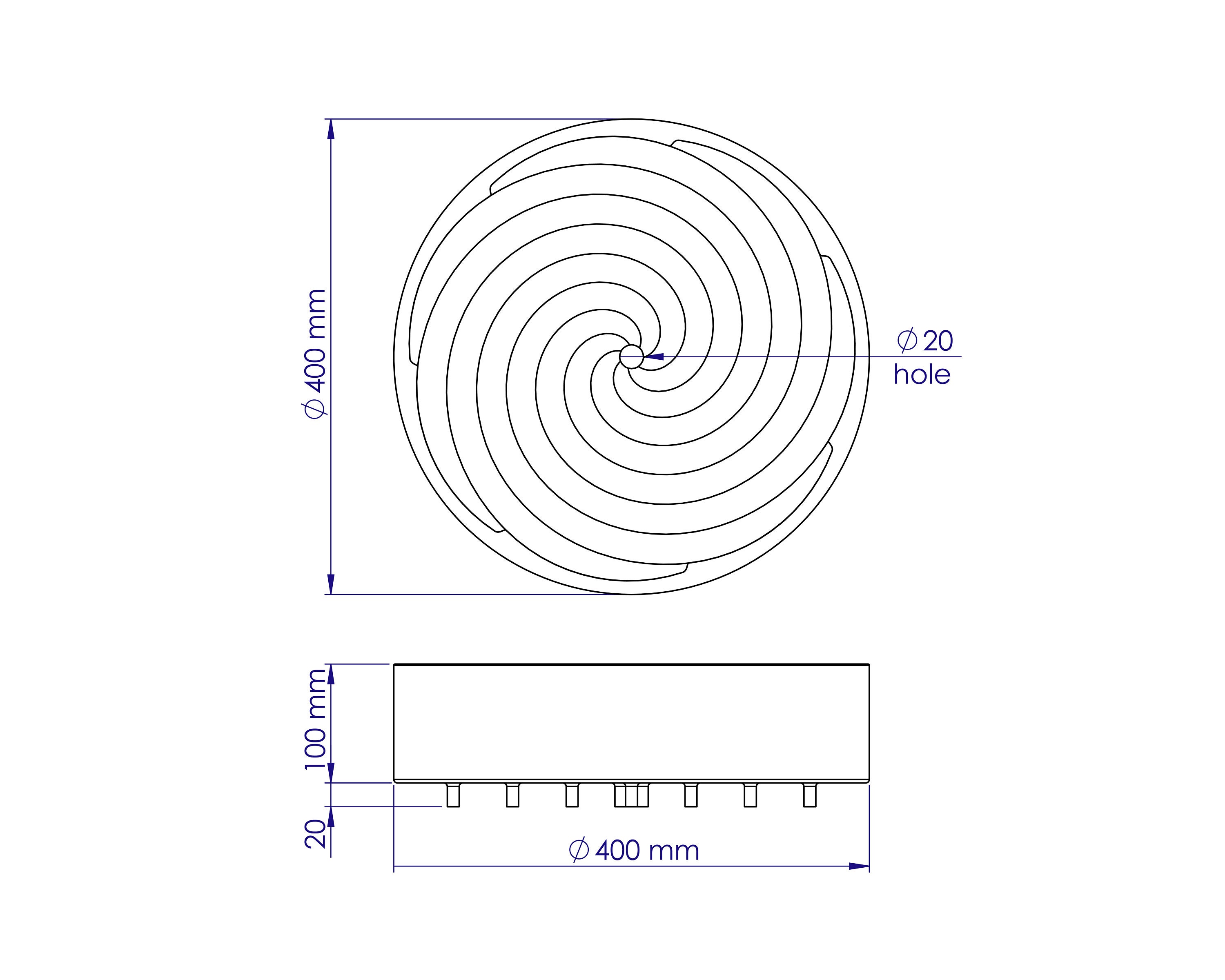 Spiral Gold Mining Pan 3d Model Drawing Suitable for 3d Printing 15 34