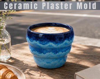 Ceramic Cup Plaster Mold | Slip Casting Mold | Digital Download