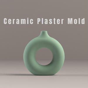 Donut Vase Plaster Mold (Digital Download)