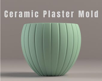 Keramisk gipsform, (3D stl-fil digital nedladdning)