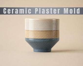 New Design Coffee Mug Plaster Mold, Cup Slip Cast Mold (Digital Download)