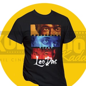 LEO - VIJAY EYES Shirt | Thalapathie Vijay | Kollywood | 100% Original Design - Unisex Heavy Cotton T-Shirt