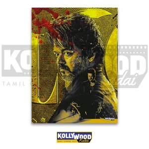 LEO | THALAPATHY Vijay | Kollywood | 100% Original Design - Tamil Film Poster