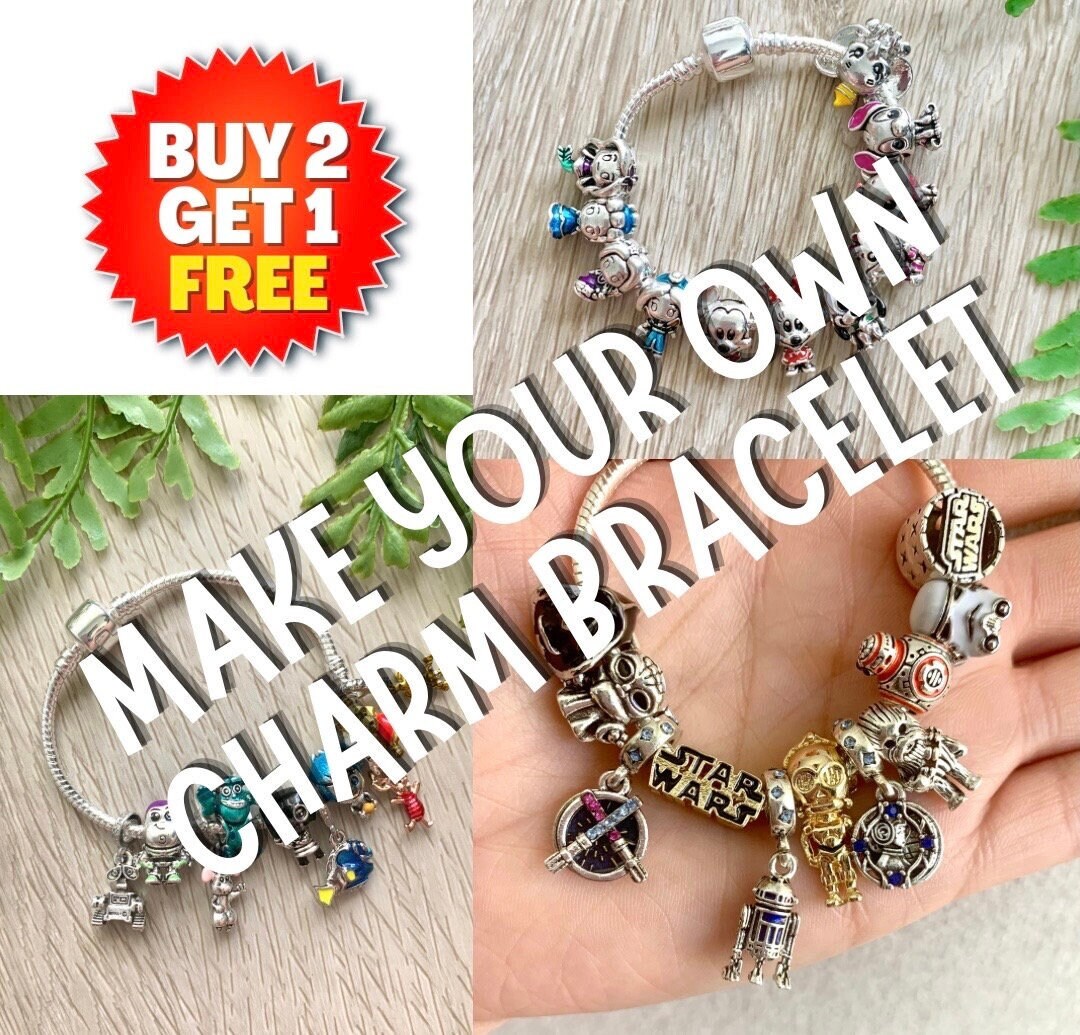 Make Your Own Charm Bracelet Jewellery Cute Gift Ideas Etsy