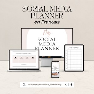 Planificateur de médias sociaux Marketing- Plan de médias sociaux Planificateur Instagram Facebook imprimable Planificateur numérique Tiktok