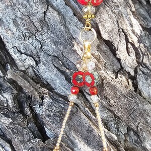 Beaded wrist Phone Lanyard Holder, Detachable Phone Lanyard, with the tether patch