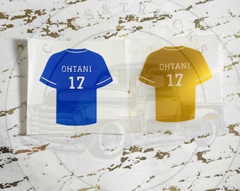 Shohei Ohtani Chibi Los Angeles Dodgers 17 Sticker Water
