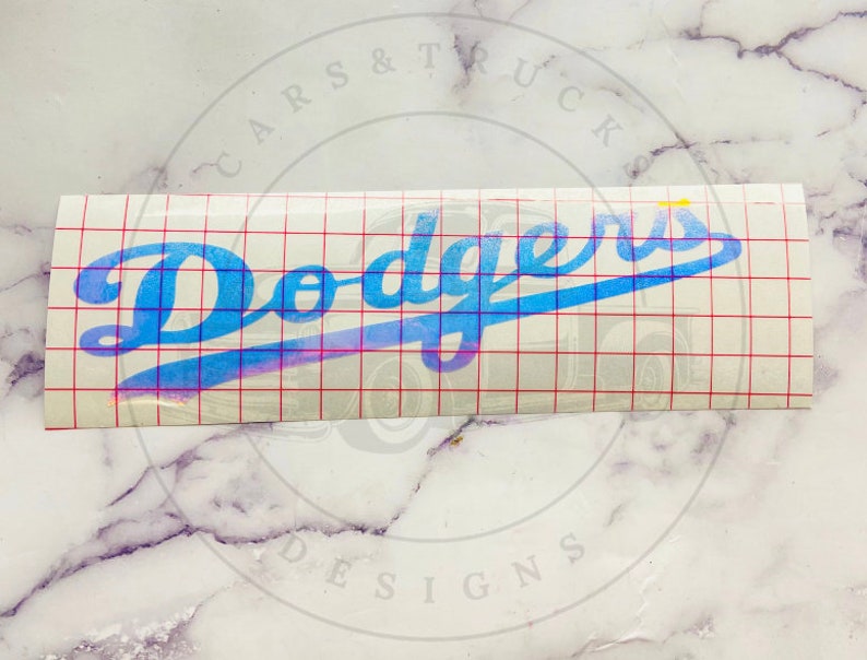 Dodgers Vinyl Decal Stickers, Vinyl Decal Etsy