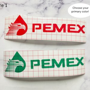 Pemex Decal Vinyl Stickers, Mexican stickers, Mexican Vinyl, Pemex Decal, Vinyl Decal, Cars and Trucks Stickers