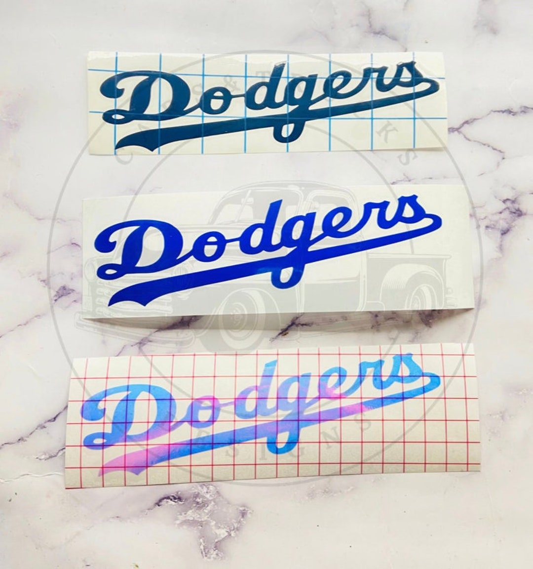 Dodgers Vinyl Decal Stickers, Vinyl Decal Etsy
