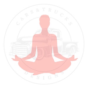 Yoga, Meditation Vinyl Decal Stickers, Yoga Pose Vinyl Decal