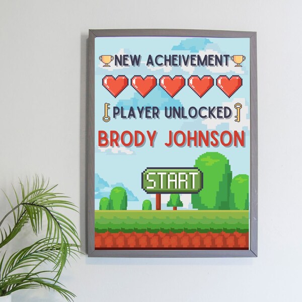 Game Wall Hanging Etsy