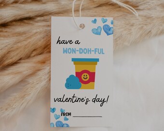 PlayDoh Valentines, Printable Valentine Cards, Non-Candy Valentine Cards, Play-Doh Valentines, Printable Valentines, Class Party Valentines