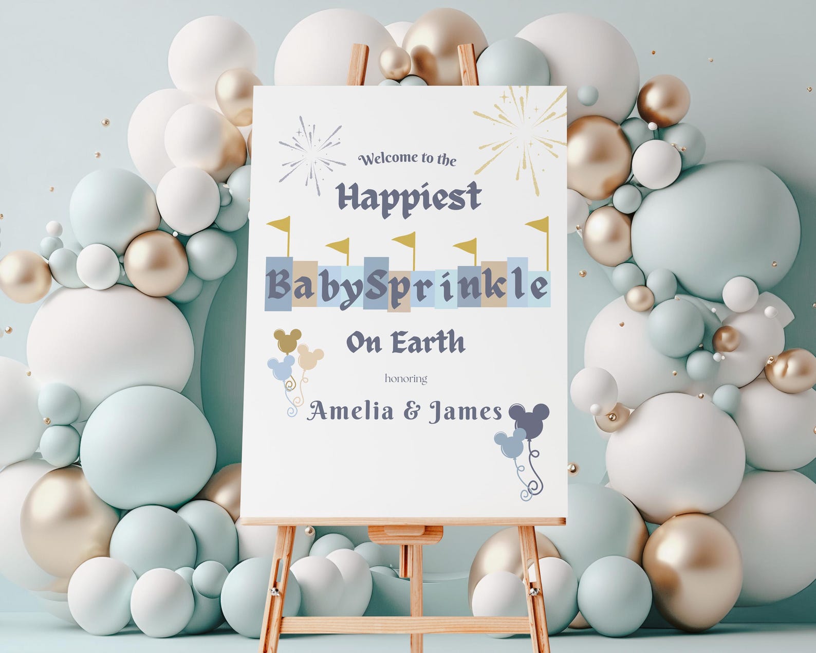 Happiest Baby Sprinkle on Earth, Disneyland Themed Baby Sprinkle ...