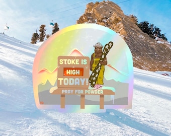 Stoke is High Today Sticker