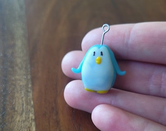 Cute Penguin Charm Keychain