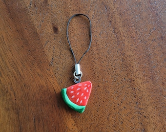 Cute Watermelon Slice Keychain: Adorable Charm Collection