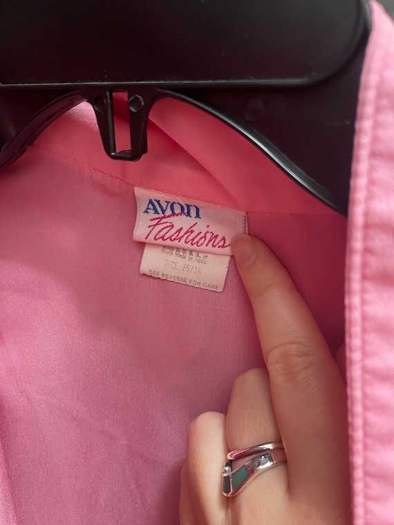 Pink Vintage Avon Fashions Blouse - image 5