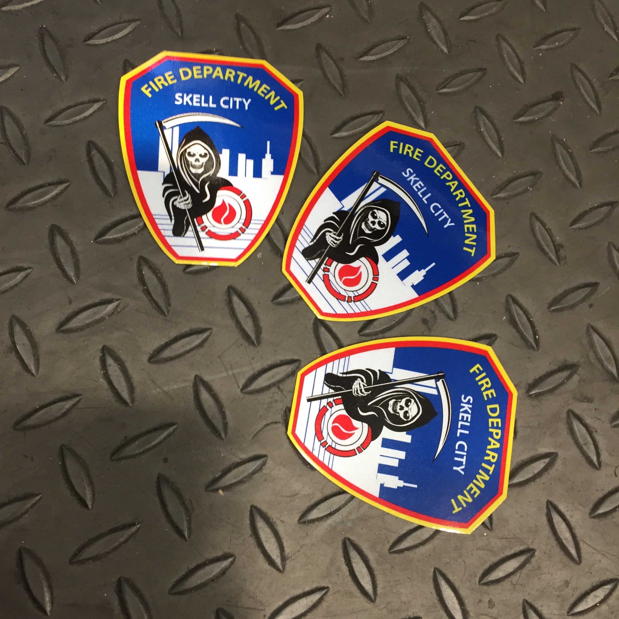 FDNY Skell City Fire Department Reflective Stickers Etsy
