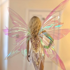 Iriserende feeënvleugels voor volwassenen in Zena-stijl