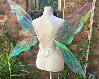 Large Medium small Adult/Child iridescent fairy wings