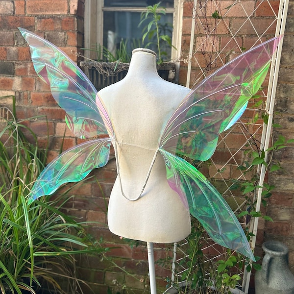 Large Medium small Adult/Child iridescent fairy wings