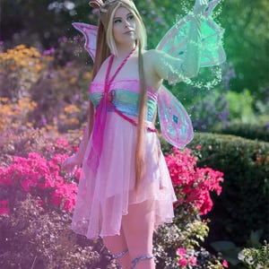 white christmas dresses Winx Club Flora Sewing Pattern – First Stop Cosplay main image 1