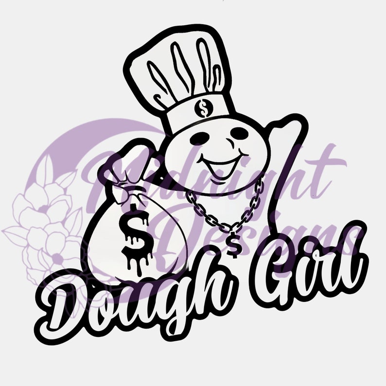 Dough Girl Decal Etsy