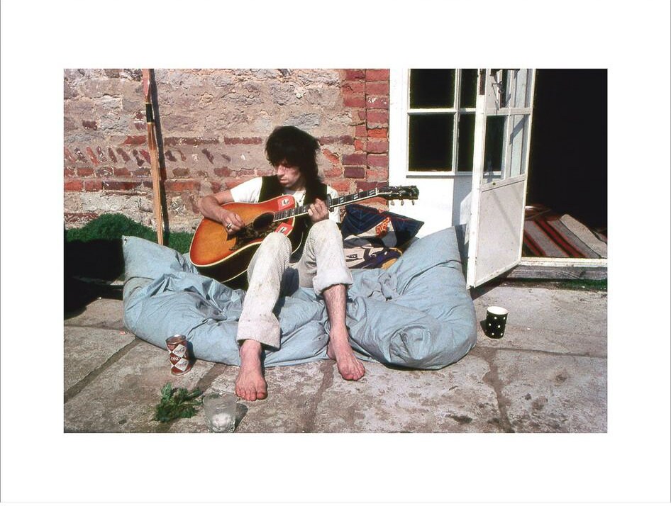 I Got the Blues Keith Playing Guitar Outside Redlands House 1968 - Etsy