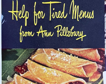 1947 Pillsbury Pancake Mixes Vintage Advertisement Print Ad Advertising Art Vintage Food Ad Vintage Pillsbury Ad Kitchen Decor Retro Decor