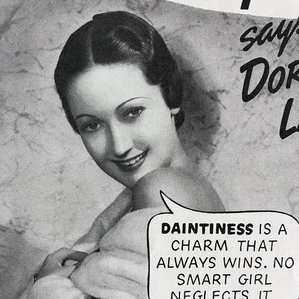 1938 Dorothy Lamour Lux Toilet Soap Vintage Advertisement Bathroom Wall Art Beauty Soap Salon Decor Vintage Soap Advertisement 1930s Ad