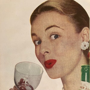 1948 Welch&#39;s Grape Juice Vintage Ad Welch&#39;s Vintage Advertisement Kitchen Wall Art Grape Juice Advertising Art Paper Ephemera 1940s Ad