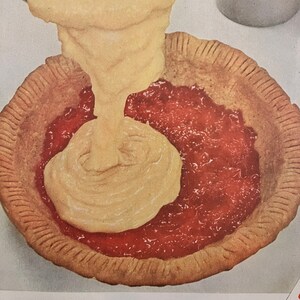 1954 Jell-O Coconut Cream Pudding and Pie Filling Vintage Ad Vintage Jello Ad Original Vintage Print Ad Jello Advertisement Retro Ad