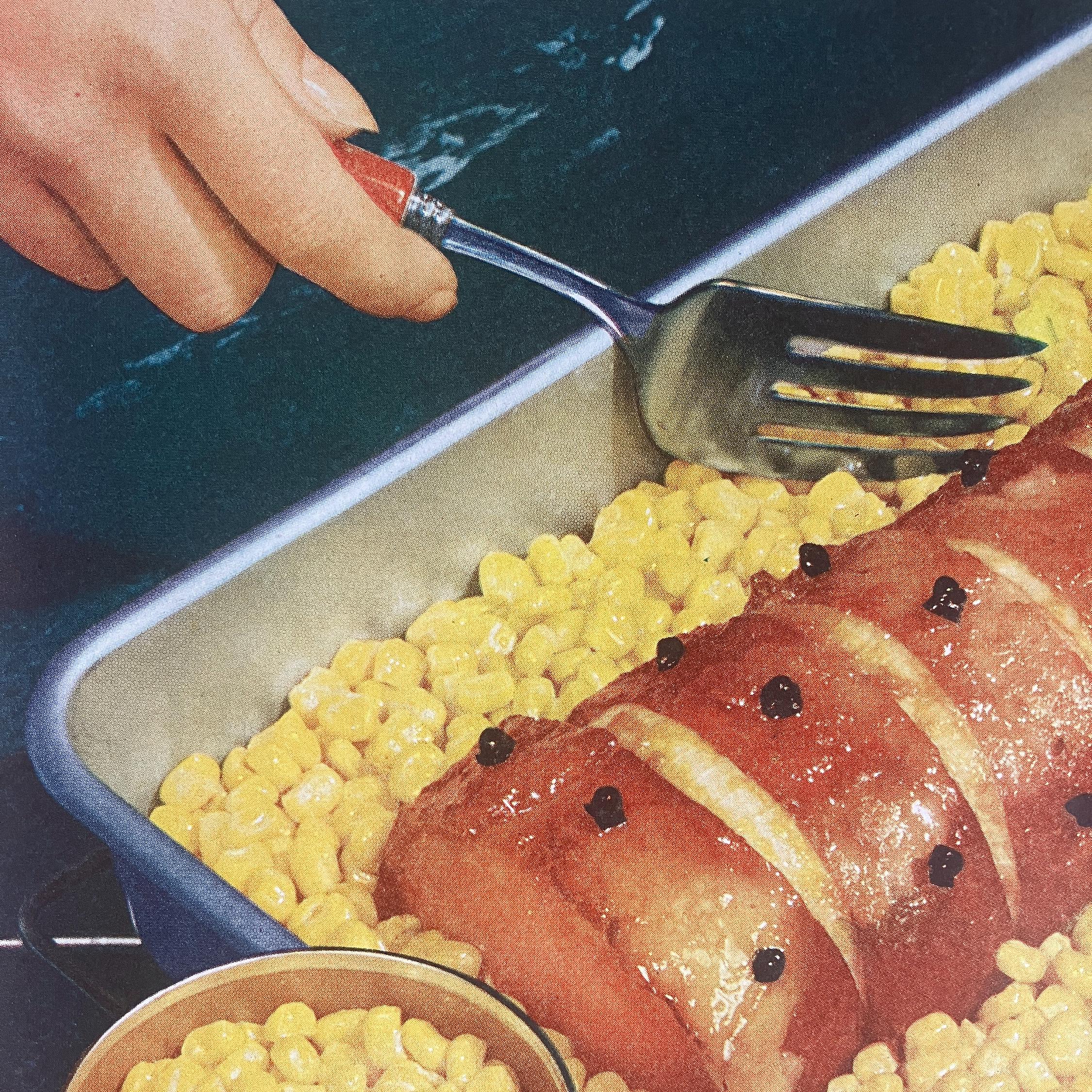 洋書 CANNED FOODS  HERSOM&HULLAND CHURCHILL Food in England. A page from Winston Churchill's ration book