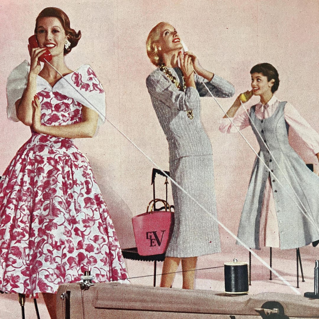 1955 Singer Sewing Machine Vintage Advertisement, 