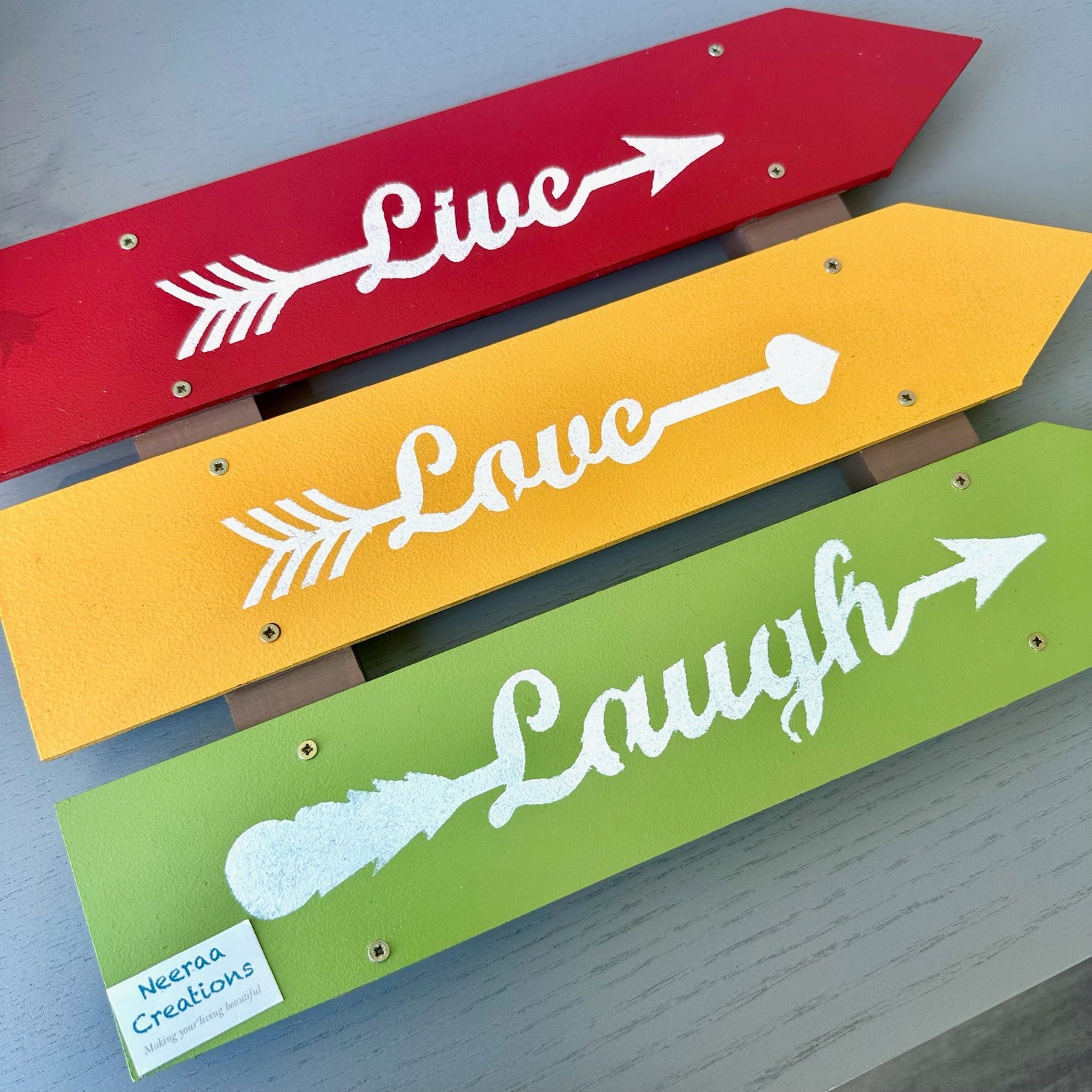 Live Love Laugh Wall Decor - Etsy