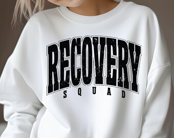 Recovery Squad Svg Png, Recovery Svg, Recovery Shirt Png, Rehab Quotes, Rehabilitation Tshirt Designs, Recover Cut Files, Cricut Svg.