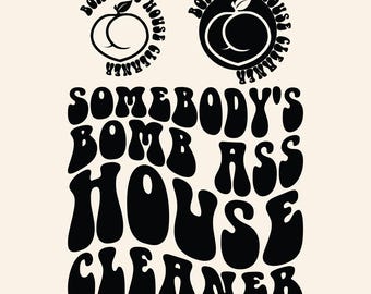 House Cleaner Svg Png Cut file Sublimation design, Cleaning Housekeeper Maid, Mop Vacuum, Cleaning Service Business